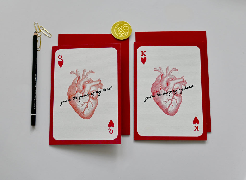 Queen of My Heart - Love Card