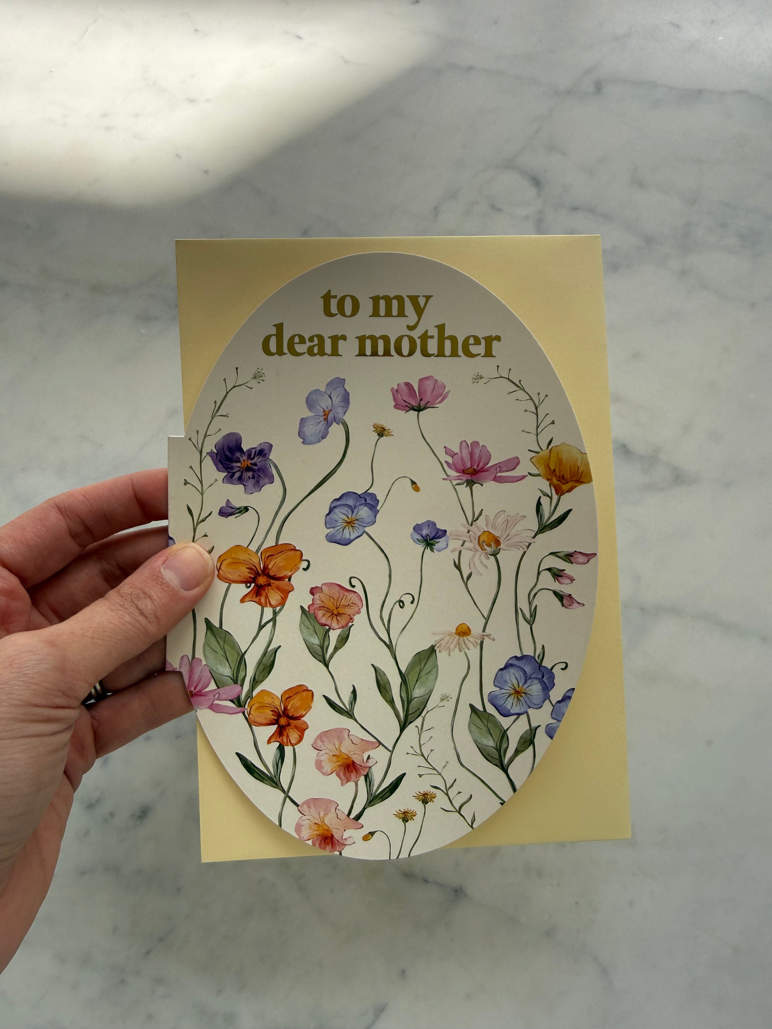 My Dear Mother Greeting Card