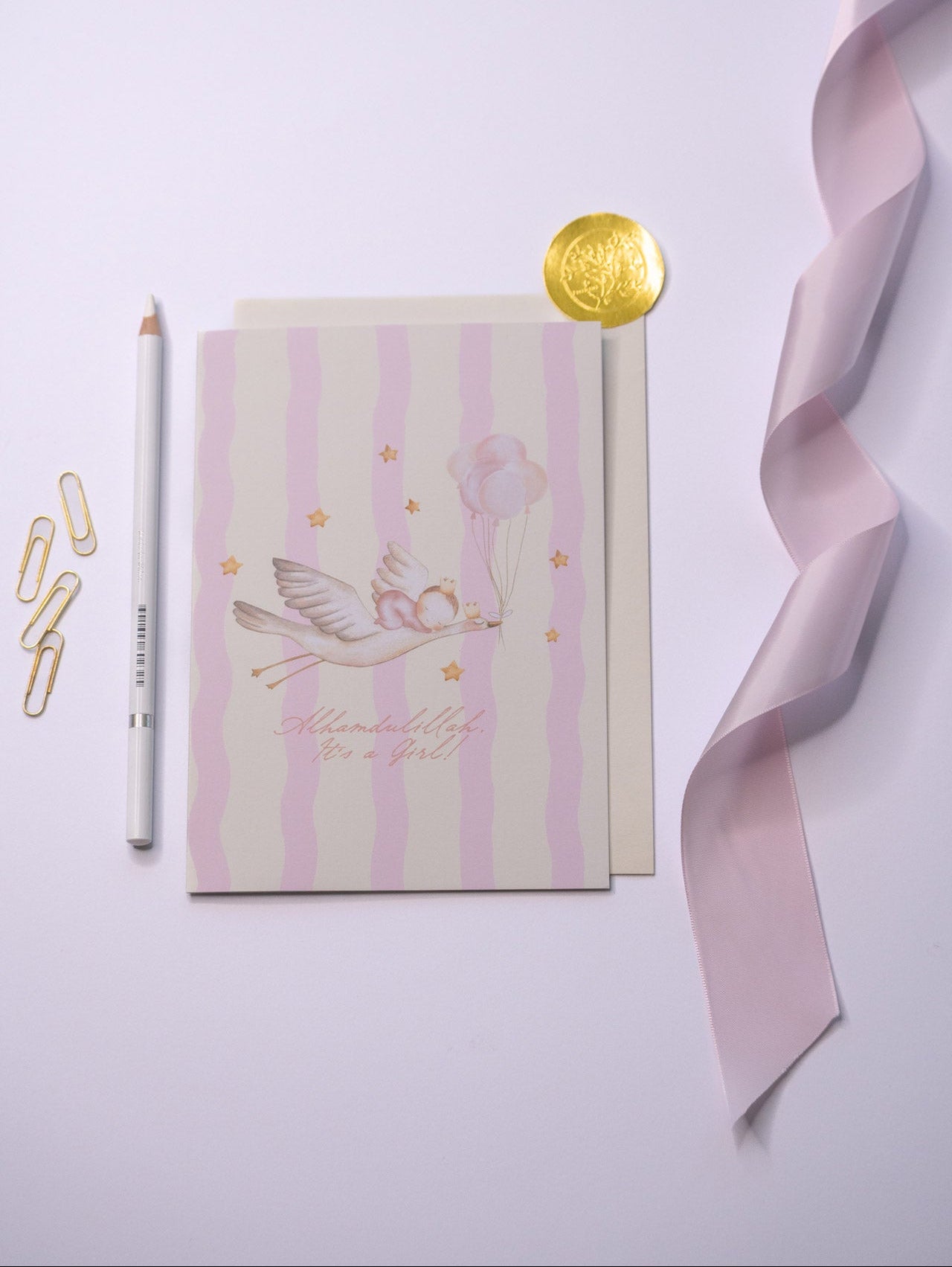 Alhamdulillah, It’s a Girl Card