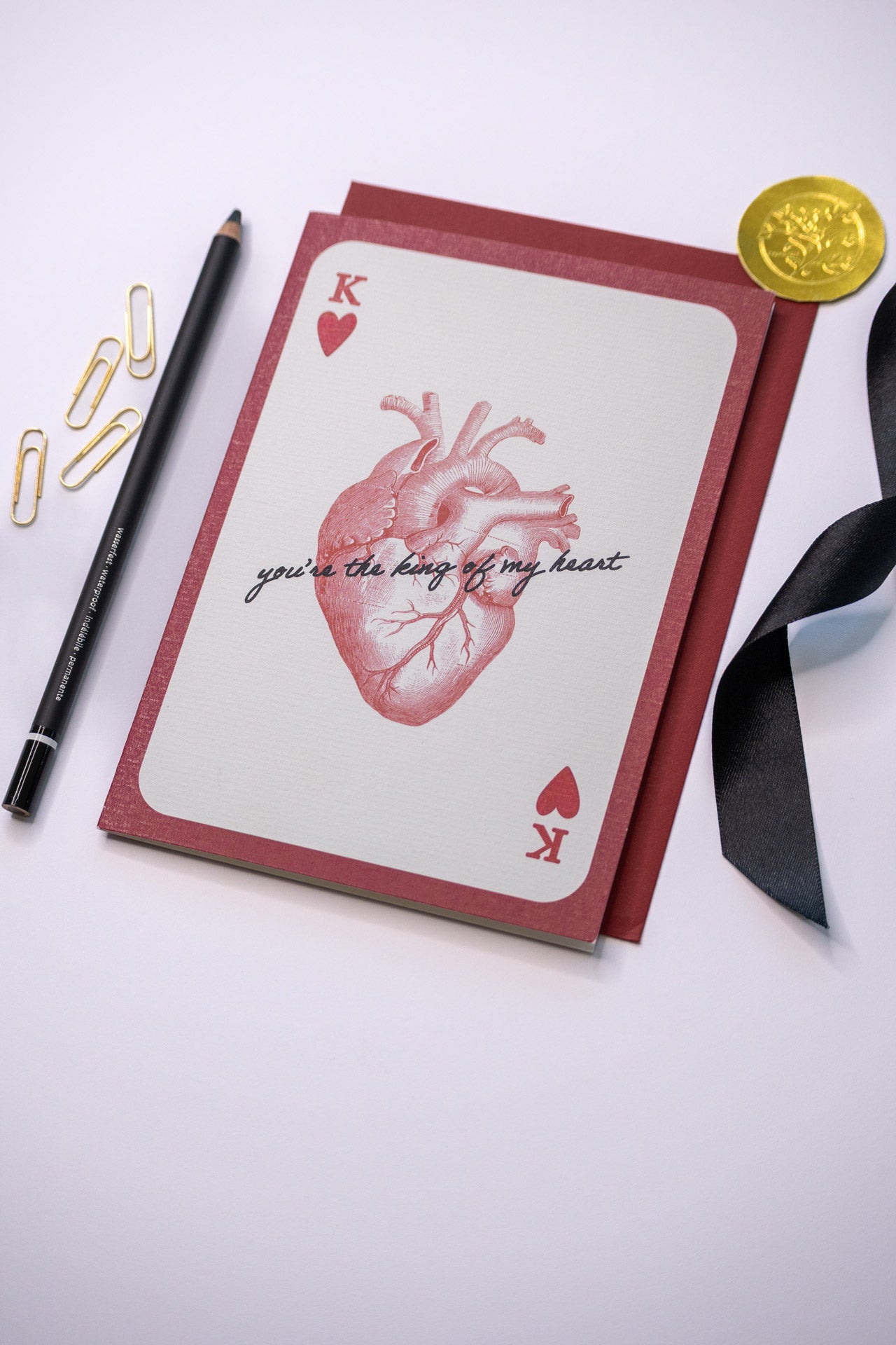 King of My Heart – Love Card