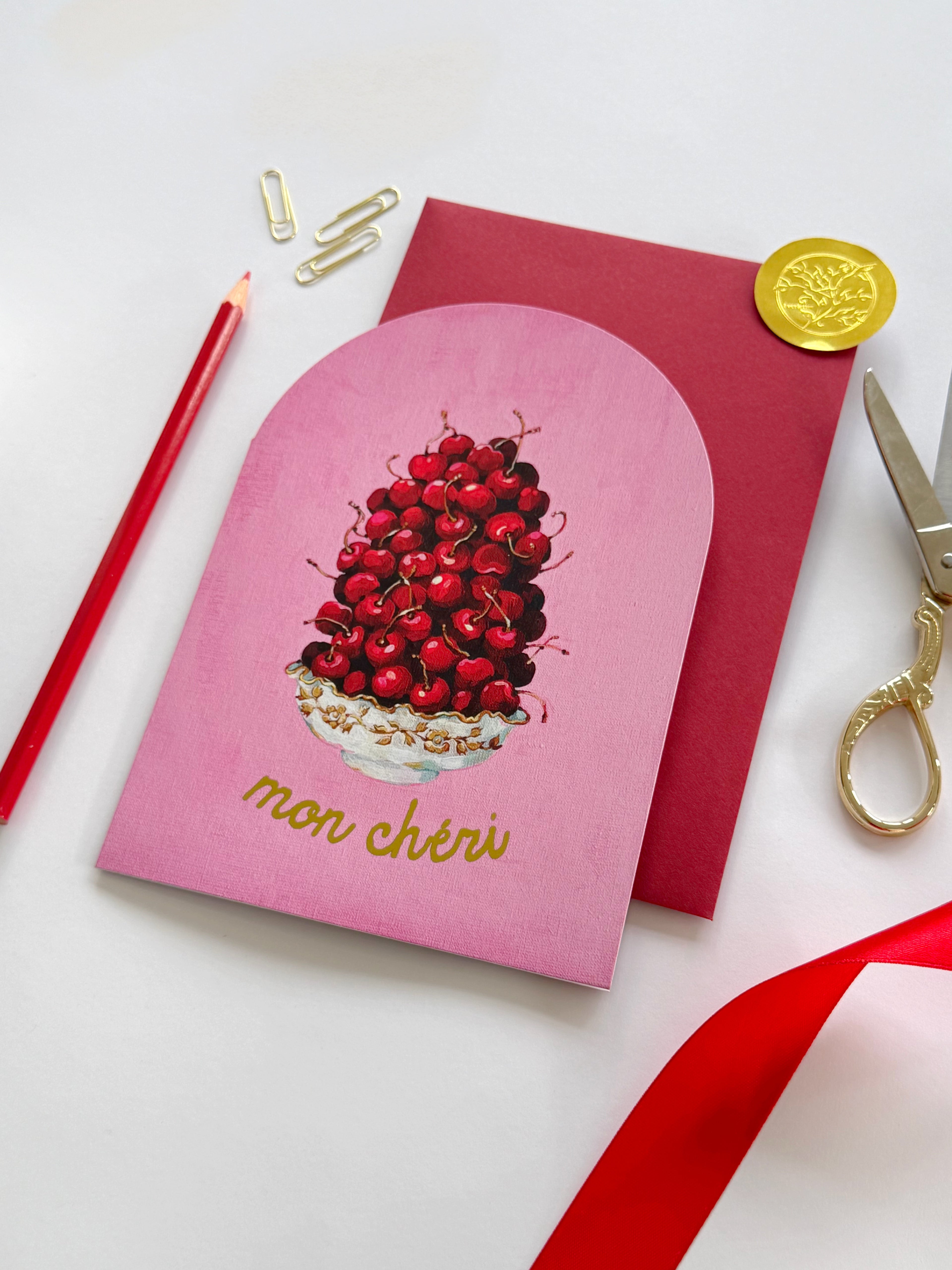 The Cherri on Top Greeting Card