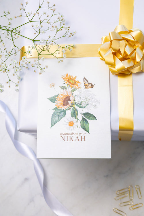 A Union in Bloom – Nikah Greeting Card