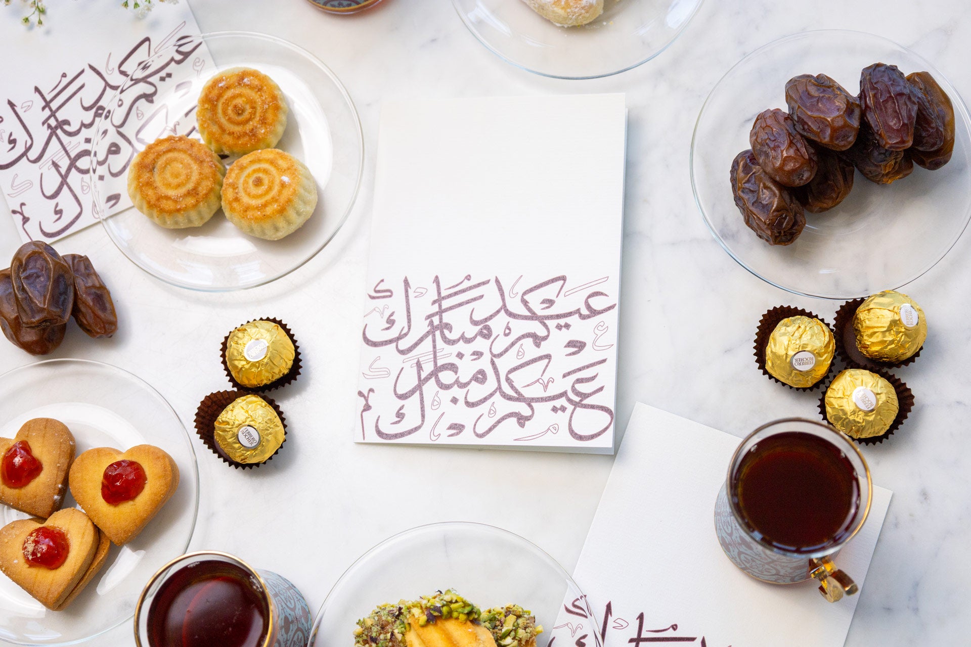 In Script – Eid Mubarak Greeting Card