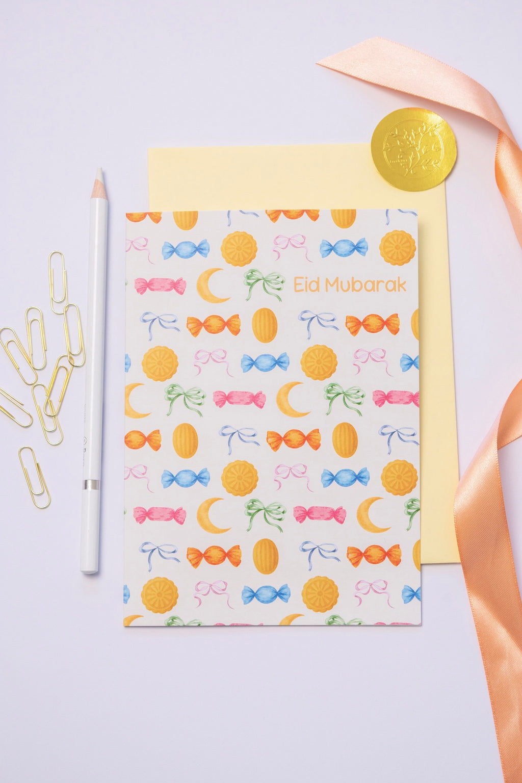 Sweet Eid Wishes - Eid Mubarak Greeting Card